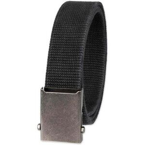 Unisex Military Web Belt Adjustable Cotton Strap with Metal Buckle Casual Fit